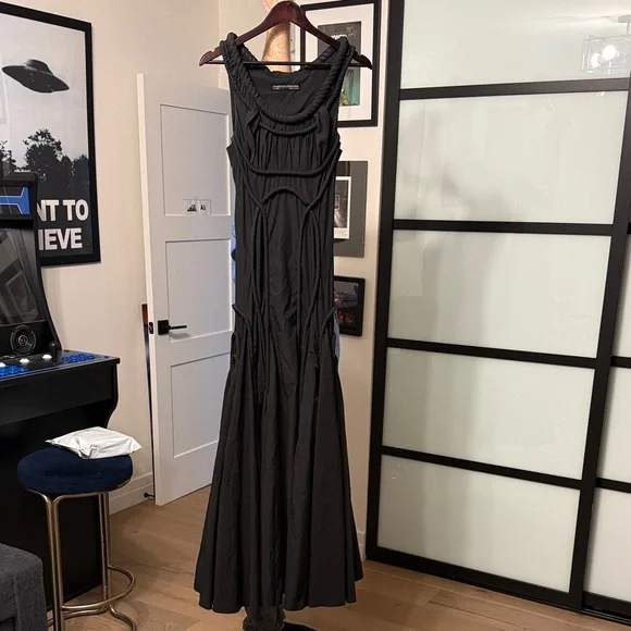 All Saints Black Maxi Dress - Picture 4 of 4